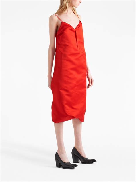 Prada Silk Satin Slip Dress 